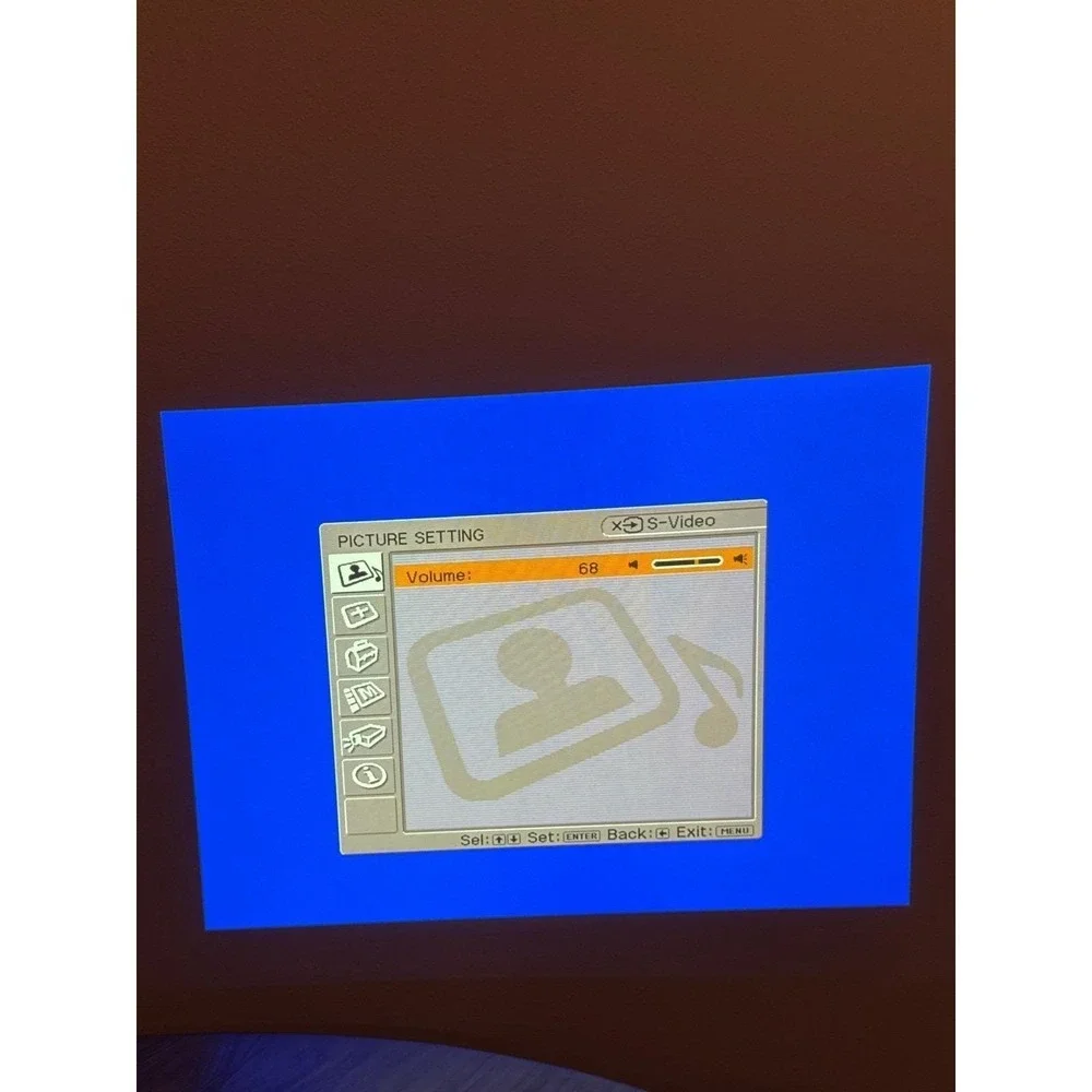 Sony VPL-CS5 LCD Projector Silver White SVGA Portable W/ OEM Remote & Power Cord